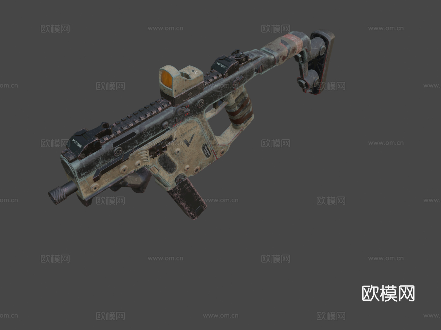 后末日Kriss Vector3d模型