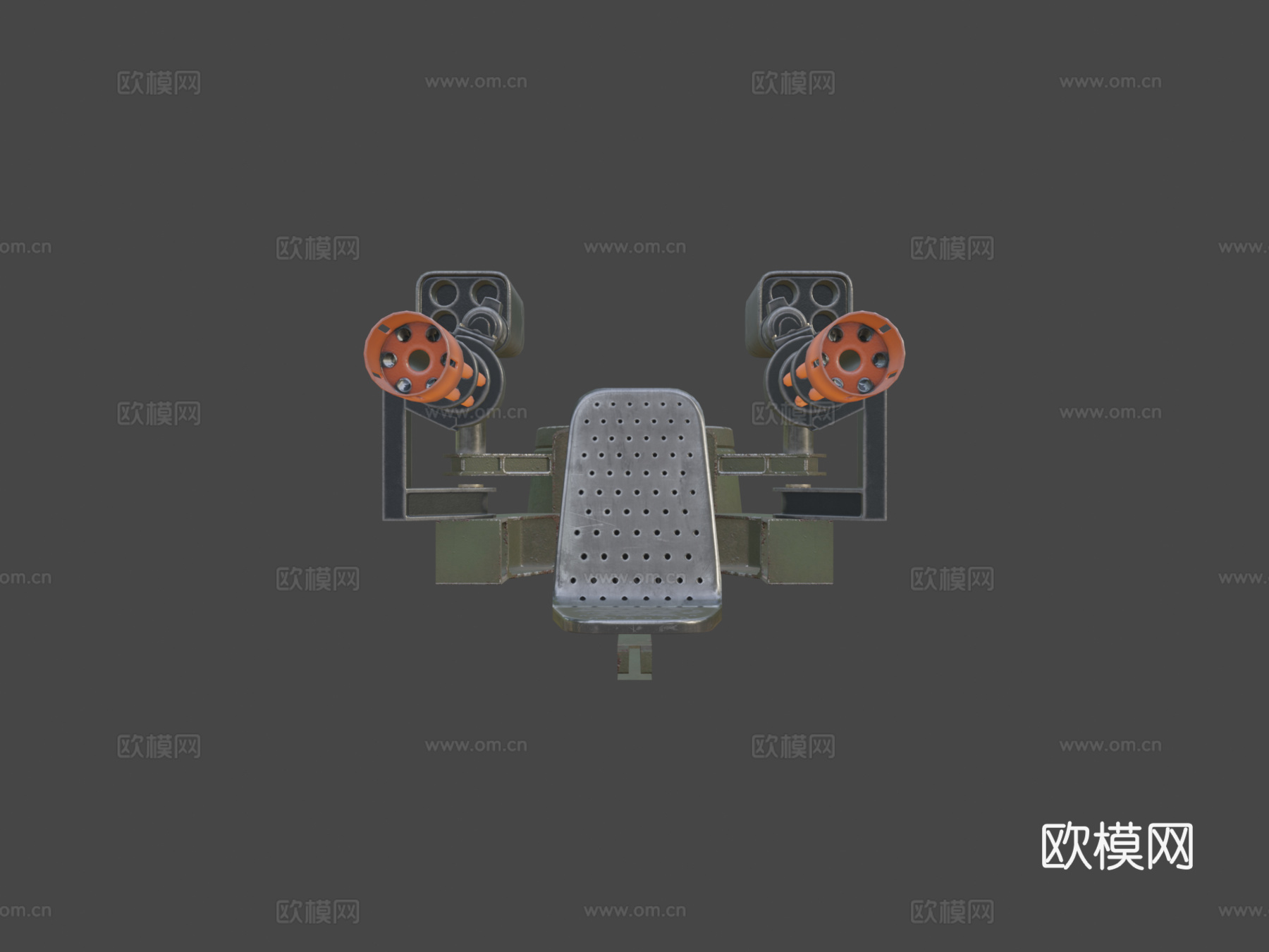 炮塔3d模型