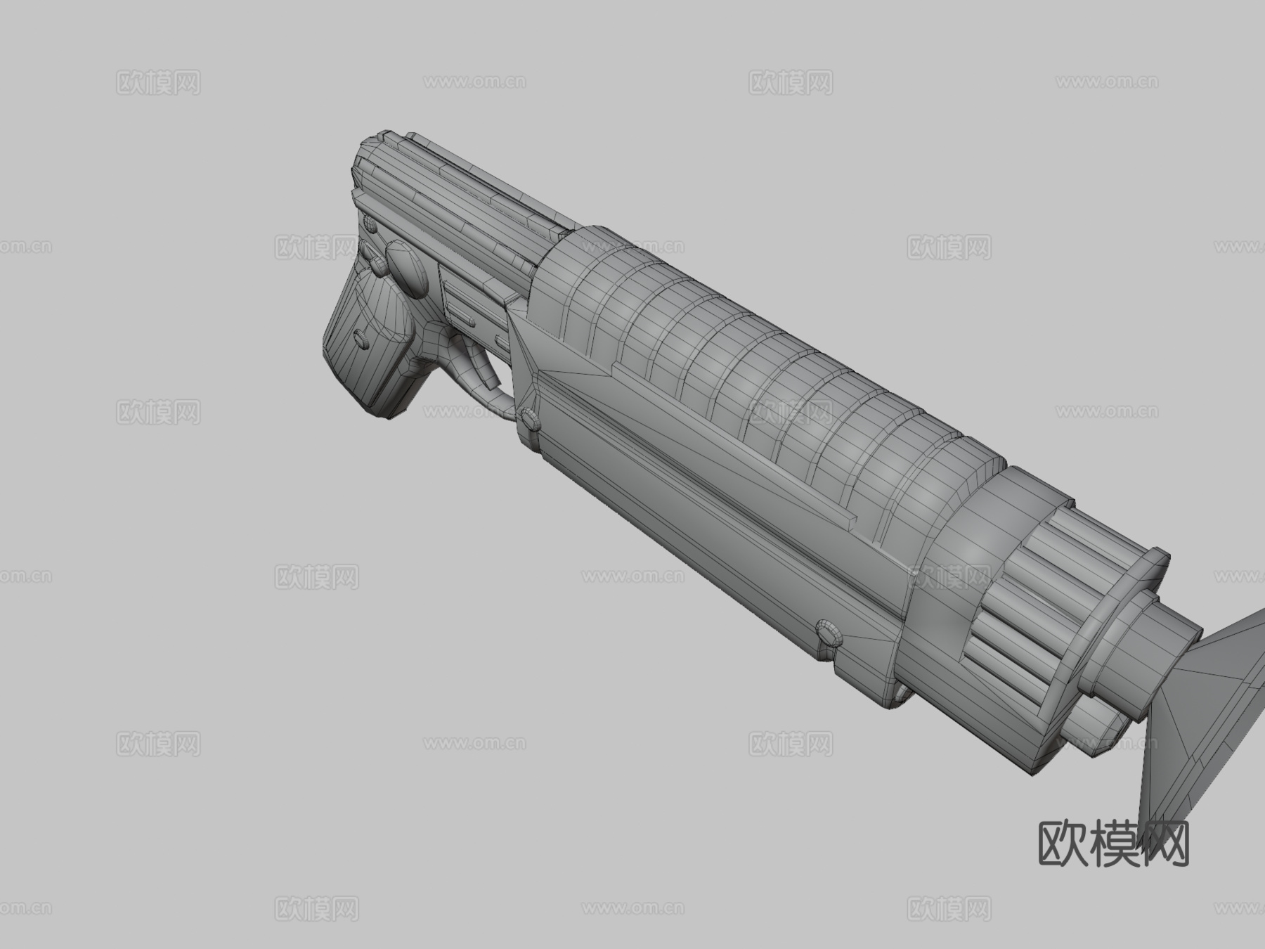 来自绝地武士系列的Bryar手枪3d模型