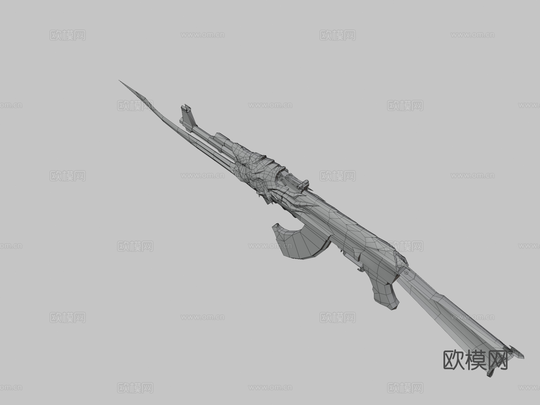 AK 47野兽3d模型