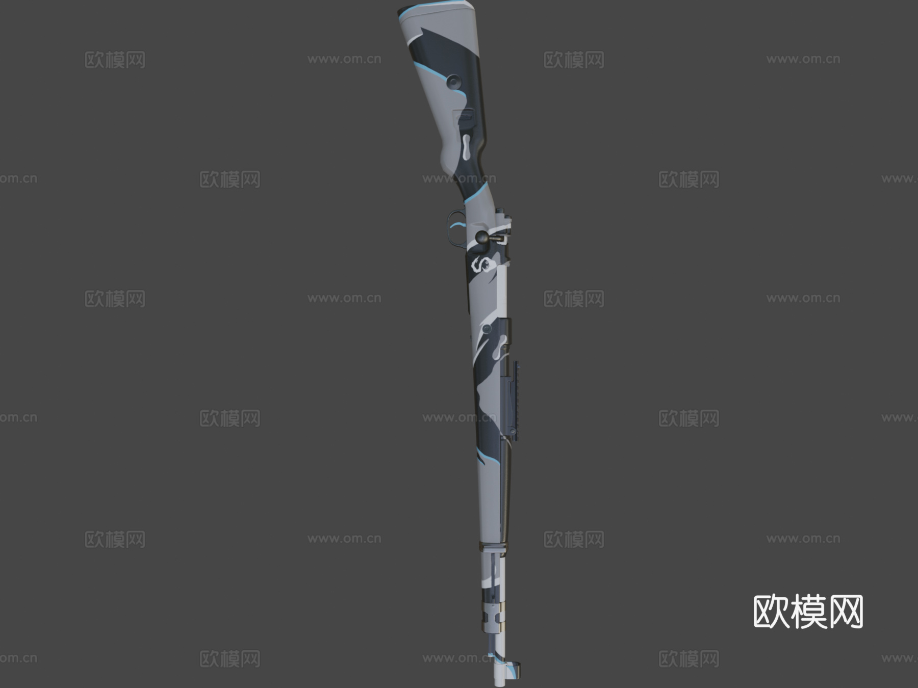 幽灵-Kar98k-PUBG3d模型