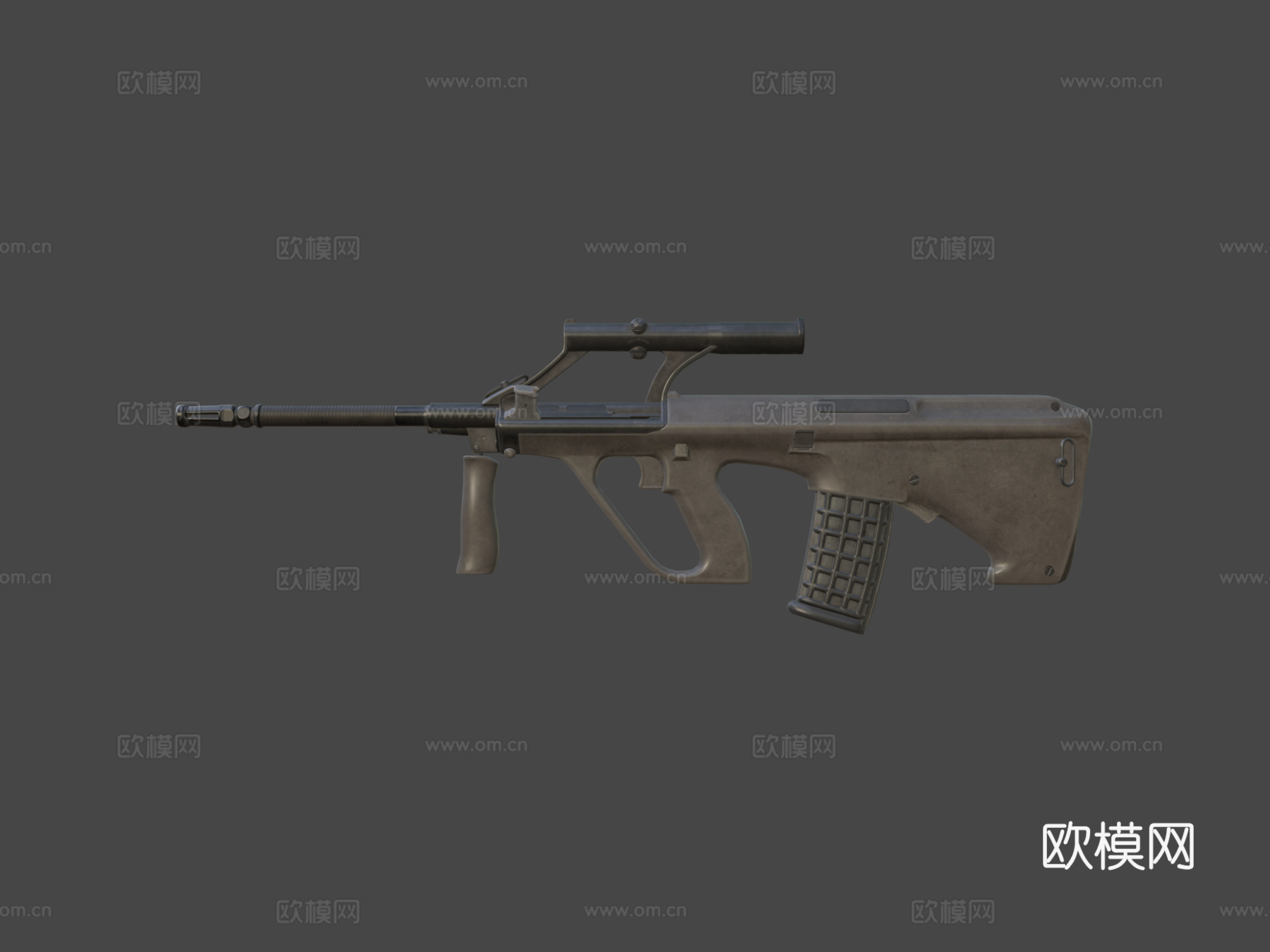 AUG A1突击步枪3d模型
