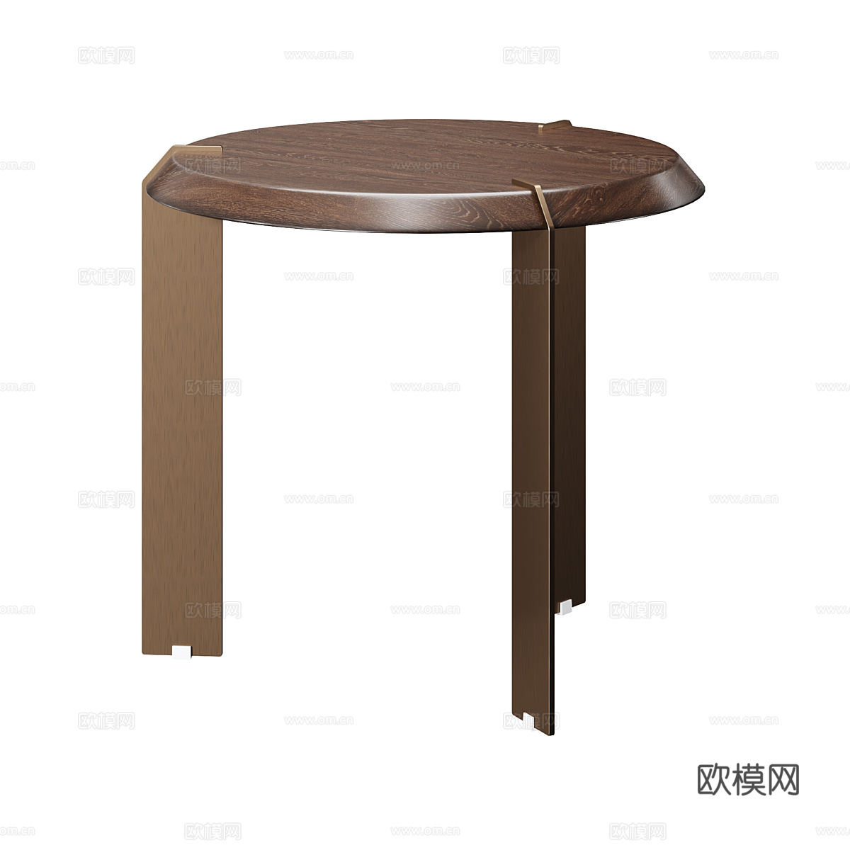 现代意式轻奢茶几3d模型