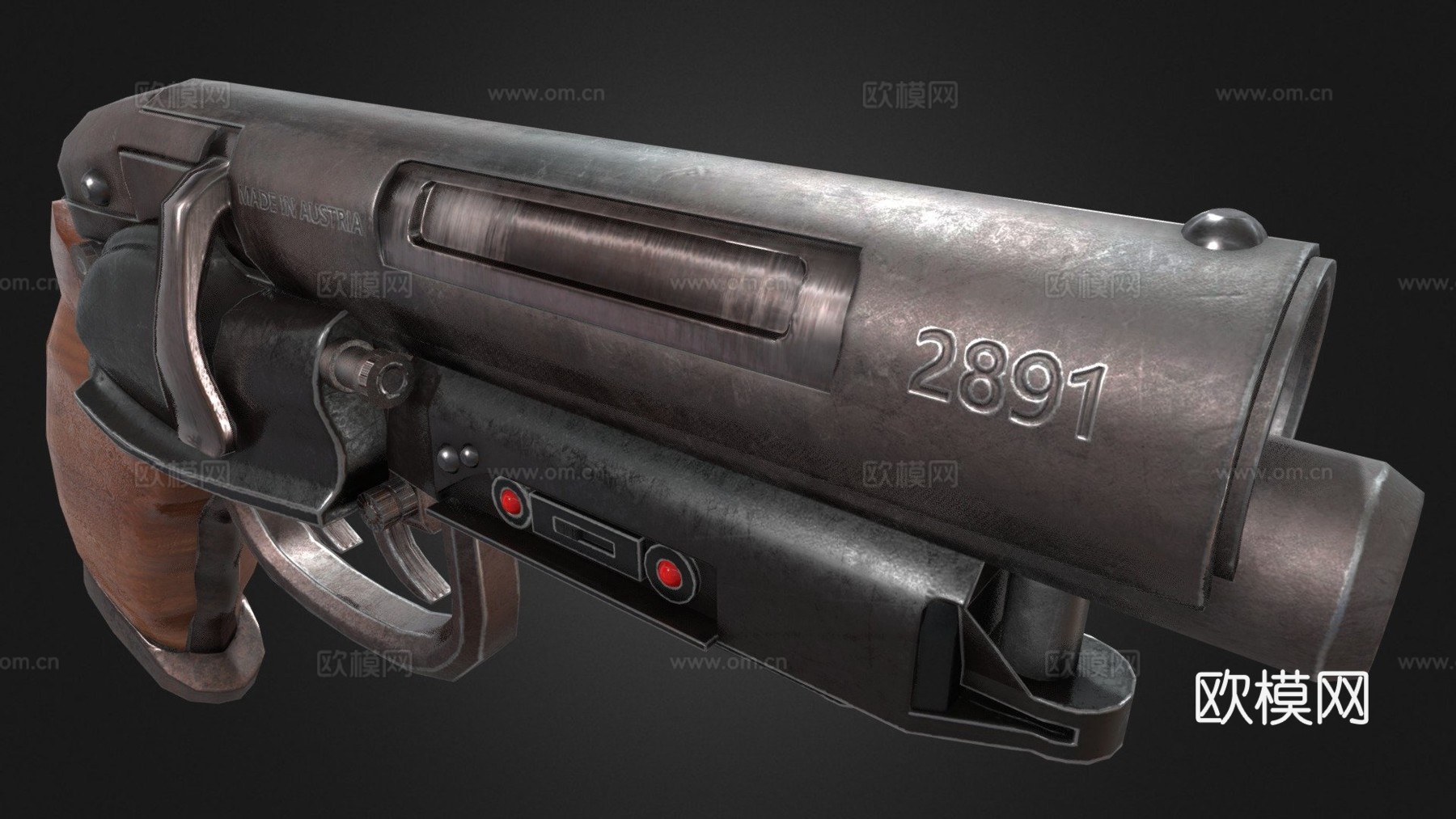 LAPD 2019（刀锋战士手枪）3d模型