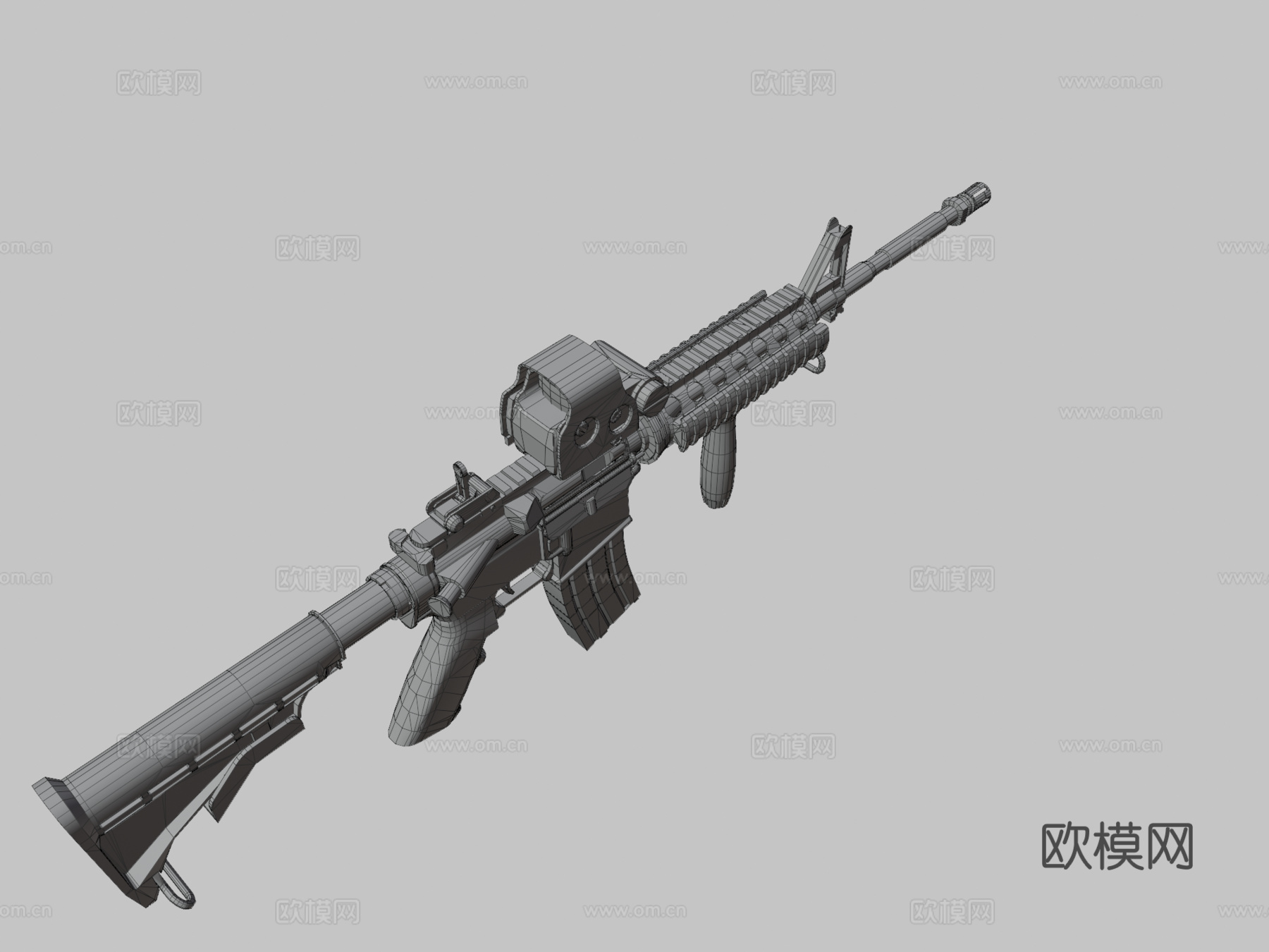 M4卡宾枪EXPS33d模型