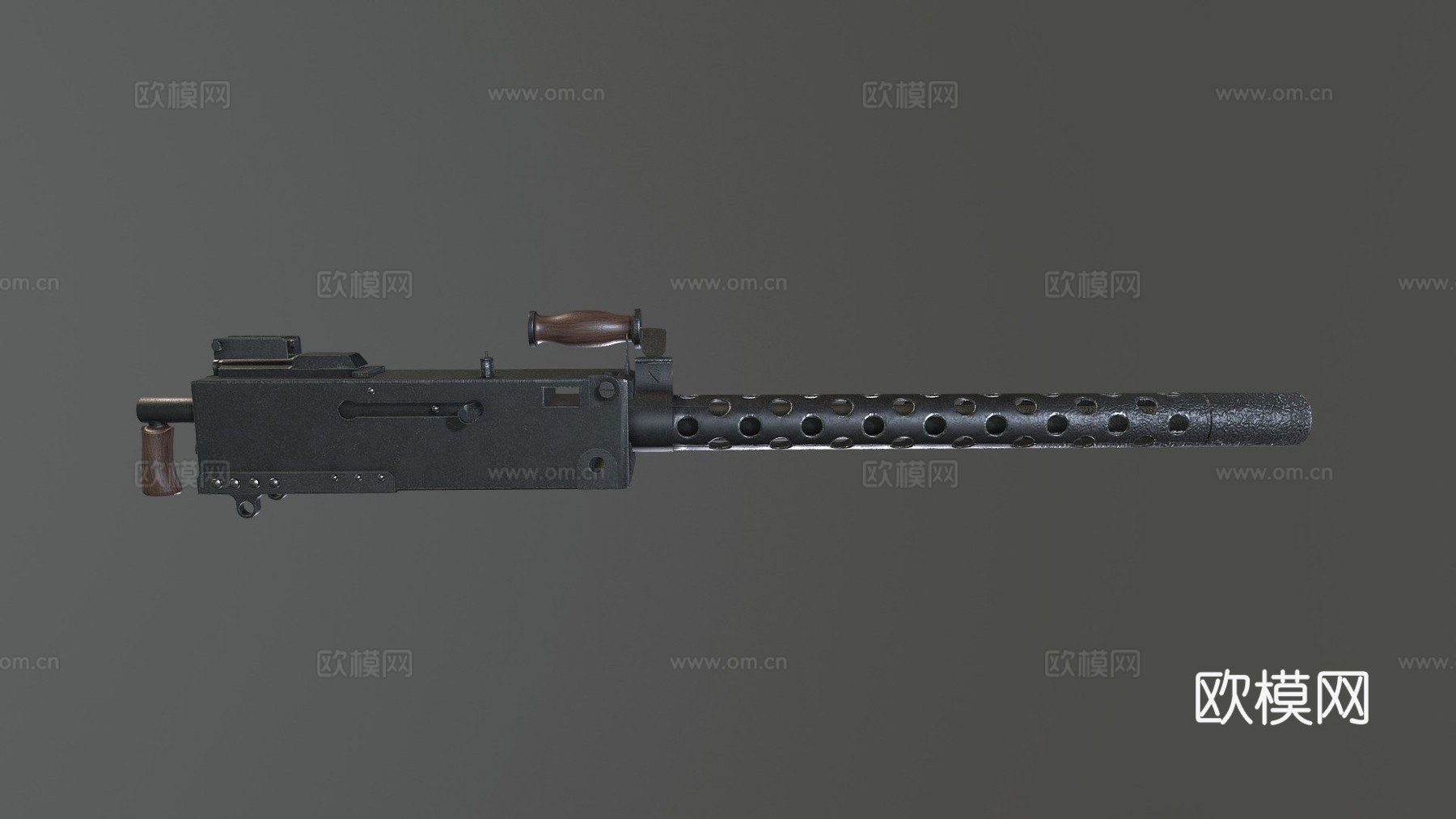 M1919 布朗宁3d模型