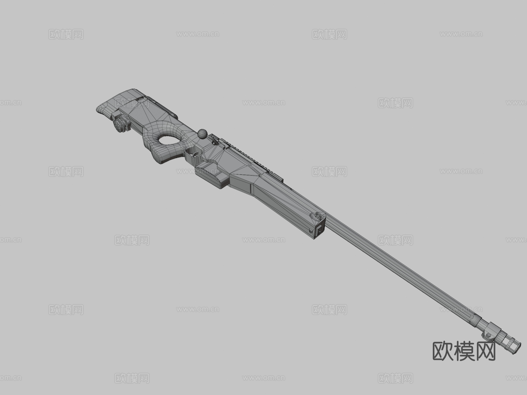 金色板 - AWM - PUBGsu模型
