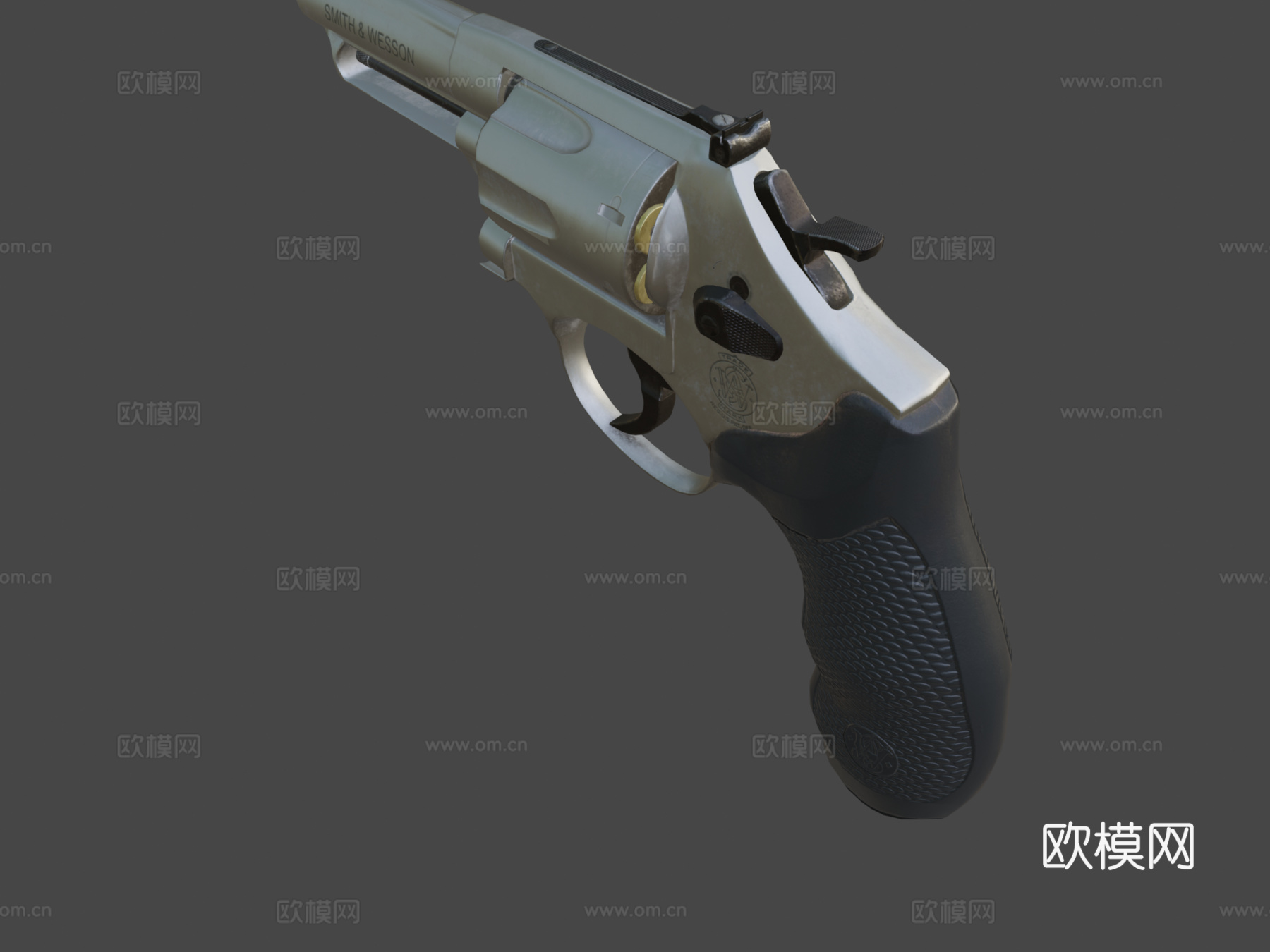 S&amp;W 66-8左轮手枪3d模型