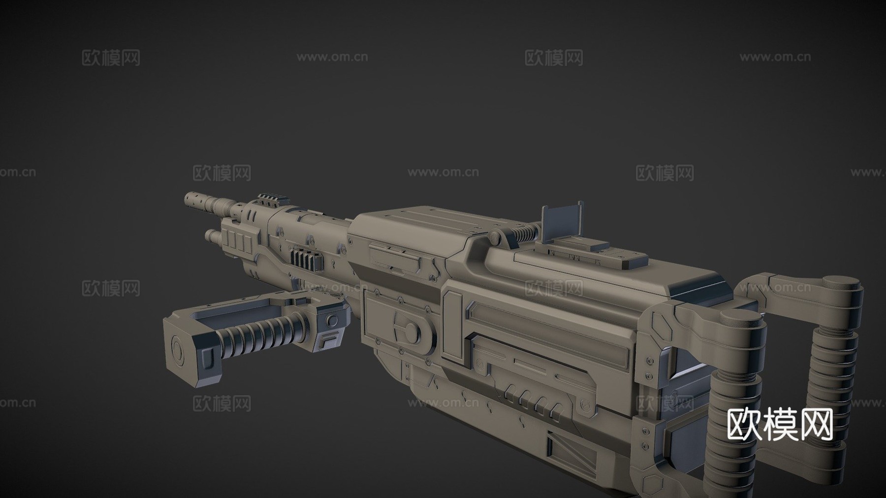 Ns2 重型机枪概念3d模型