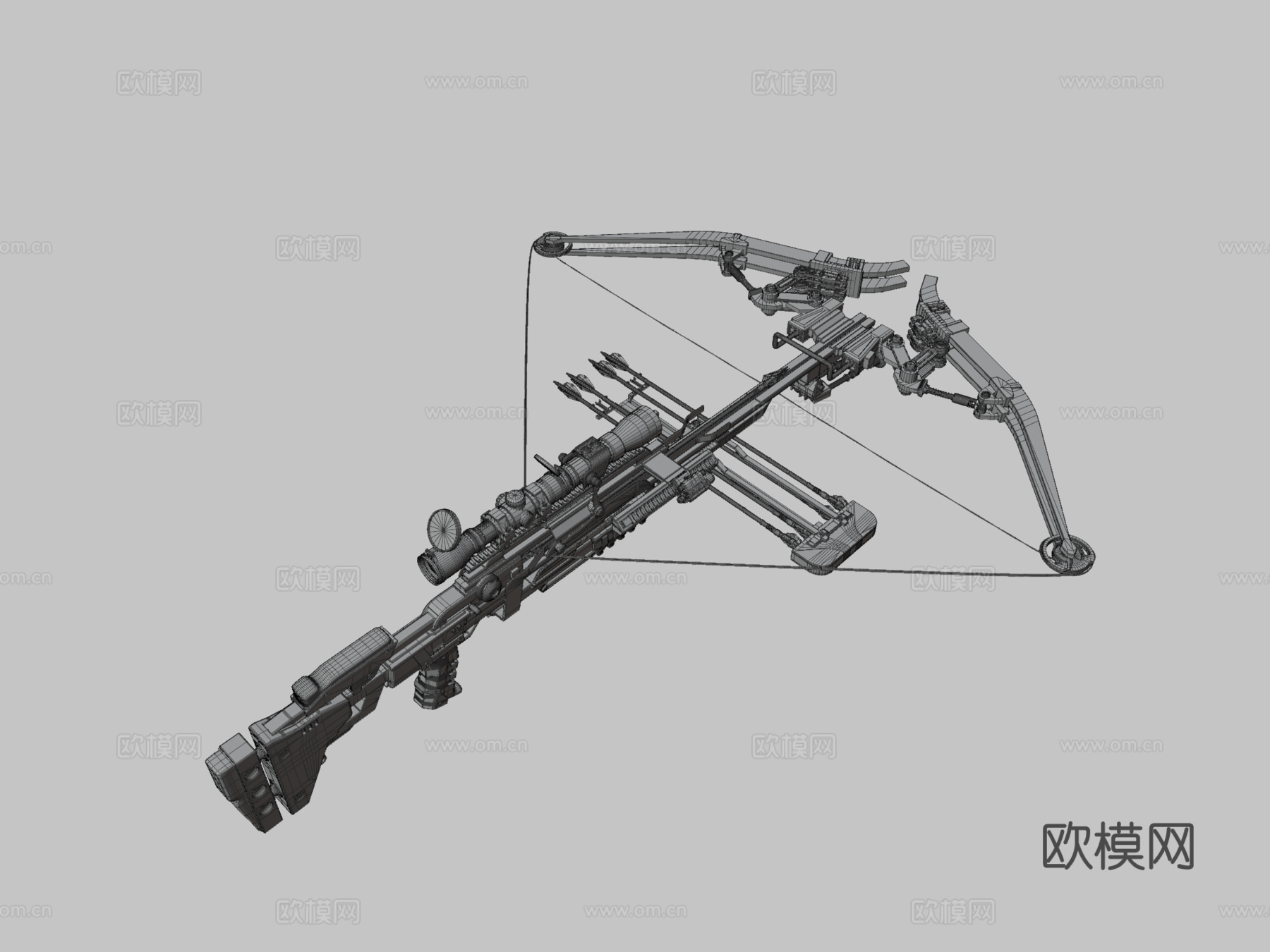 来自 APEX 工厂的长距离十字弓3d模型