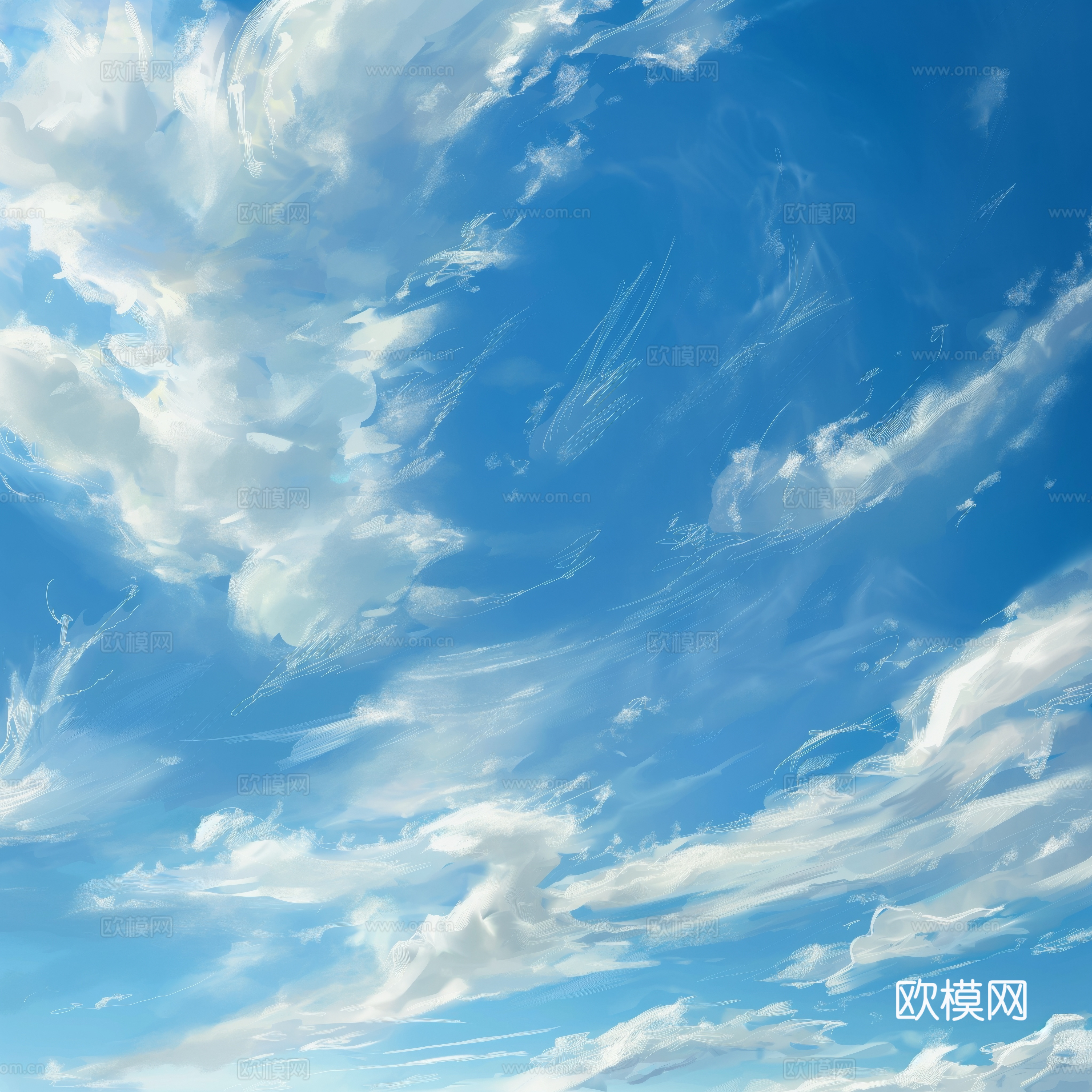 外景天空蓝天白云