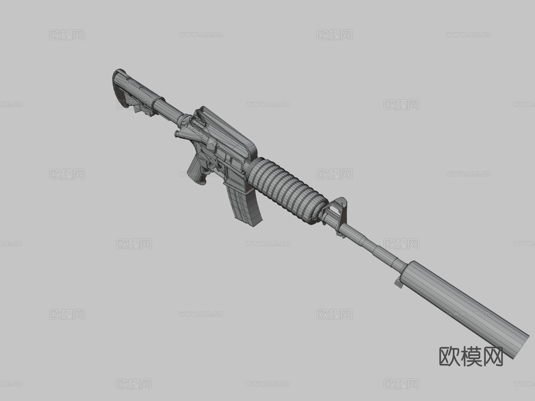 M4A1S - 国王之光3d模型