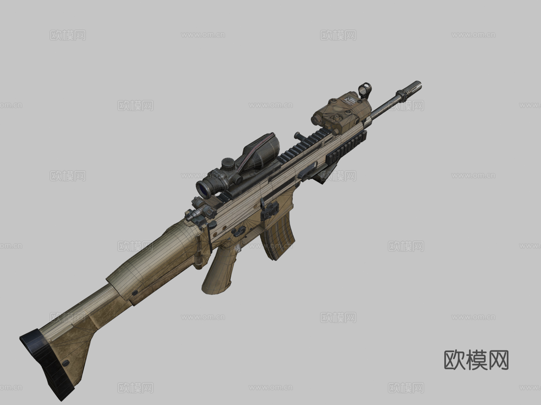 东京Marui SCAR-L3d模型