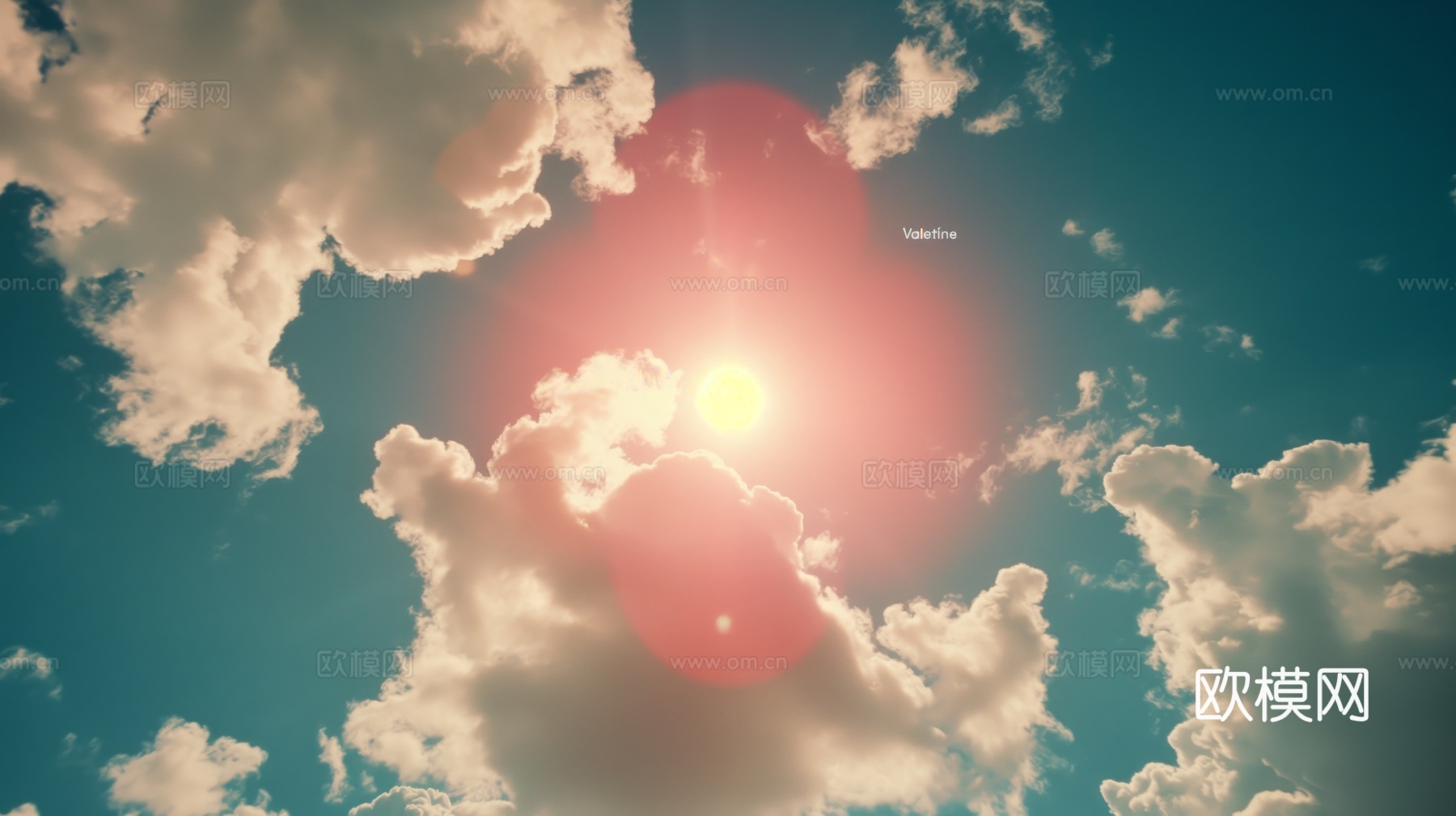 外景天空蓝天白云