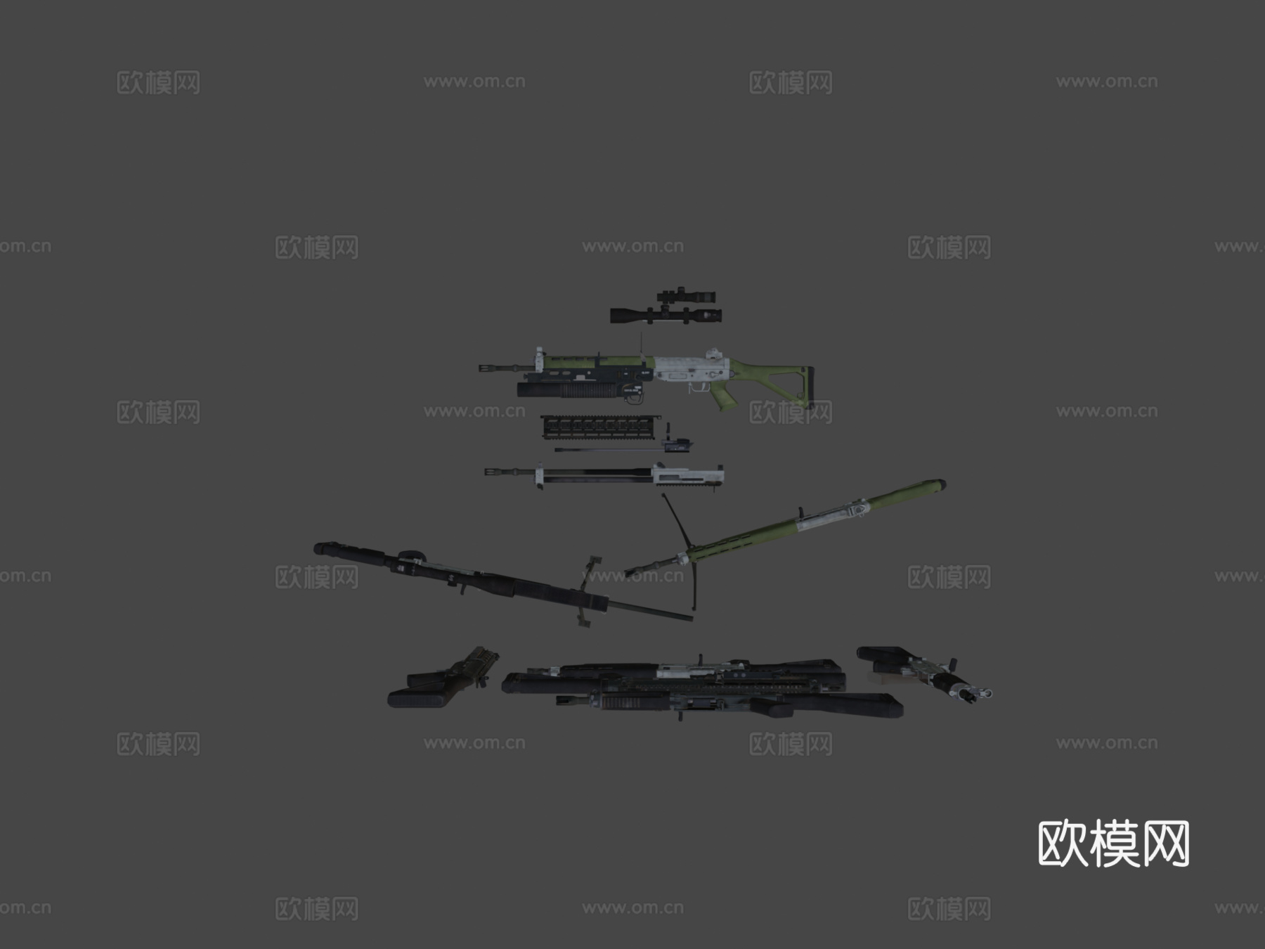 SIG SG550步枪su模型
