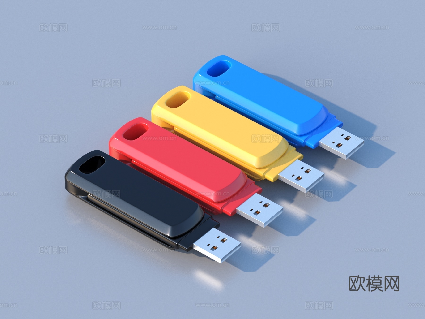 U盘 存储盘 硬盘 电子设备 外置硬盘 移动硬盘3d模型