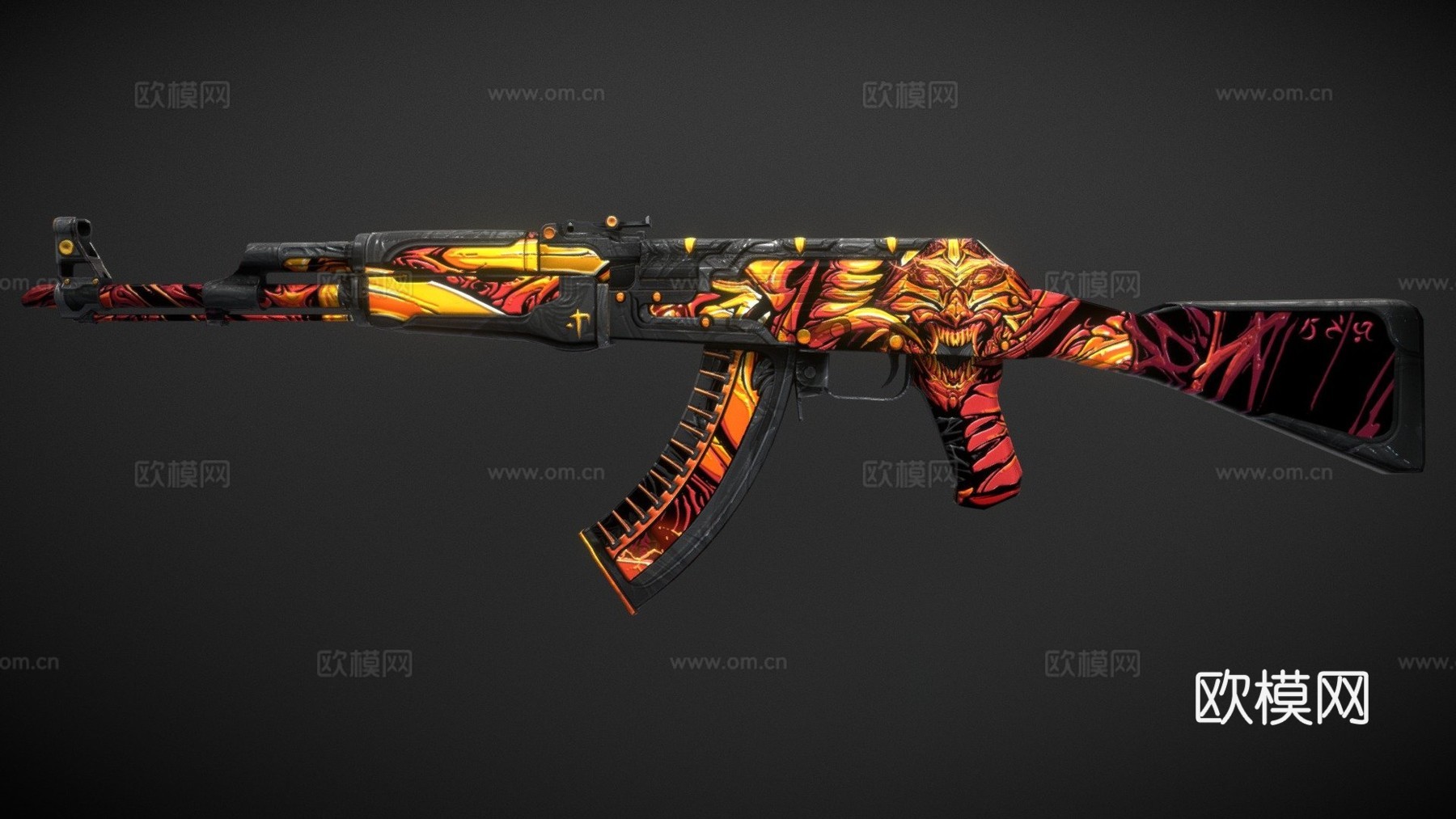 AK-47 - 恶魔su模型