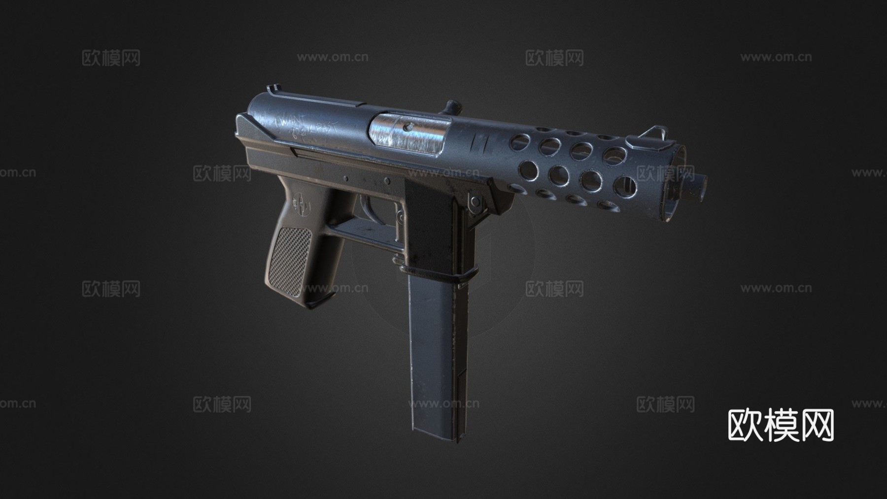 Tec-9纹理su模型