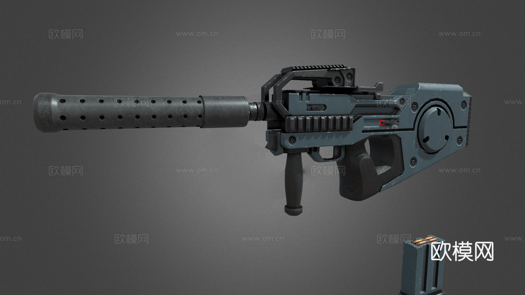 科幻SMG3d模型