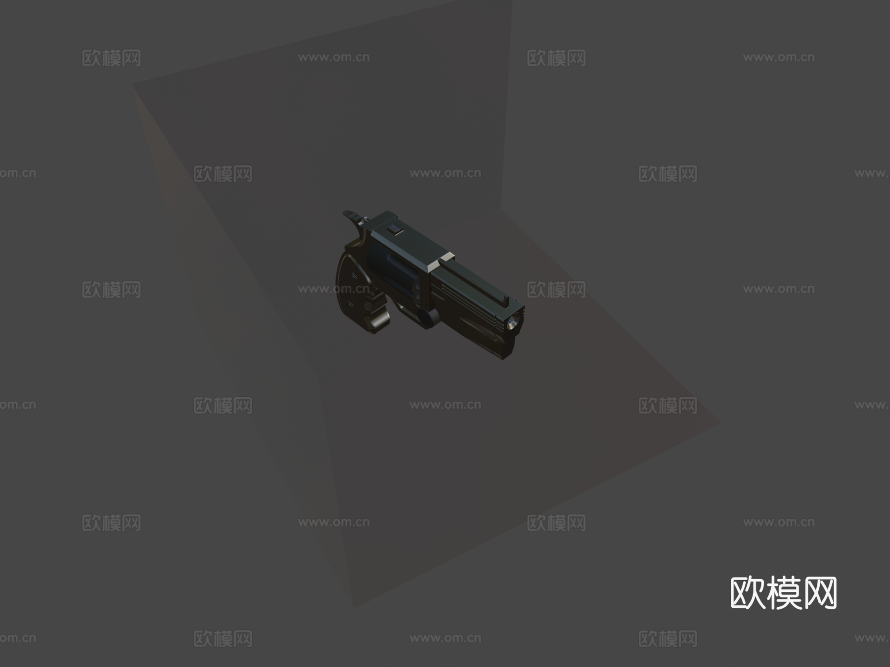 Cgc左轮手枪3d模型