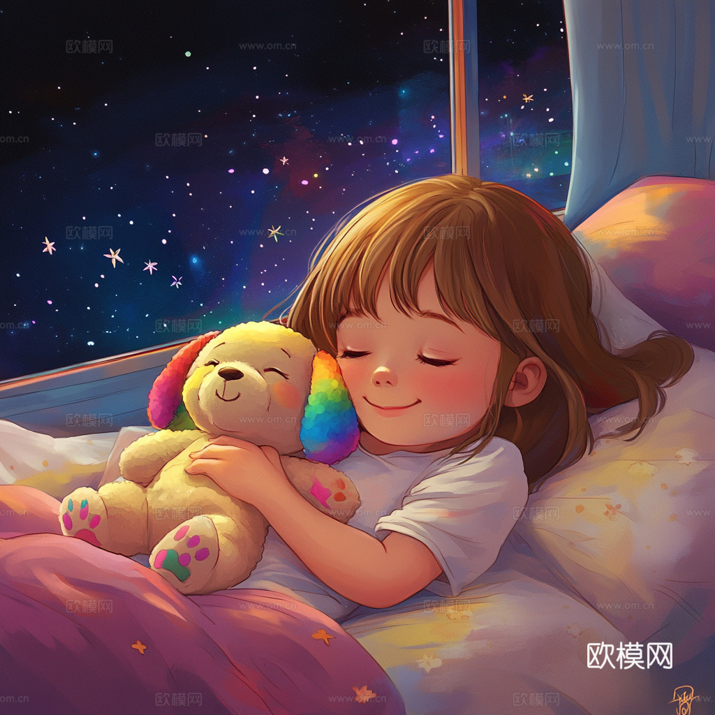 童趣卡通儿童房人物挂画