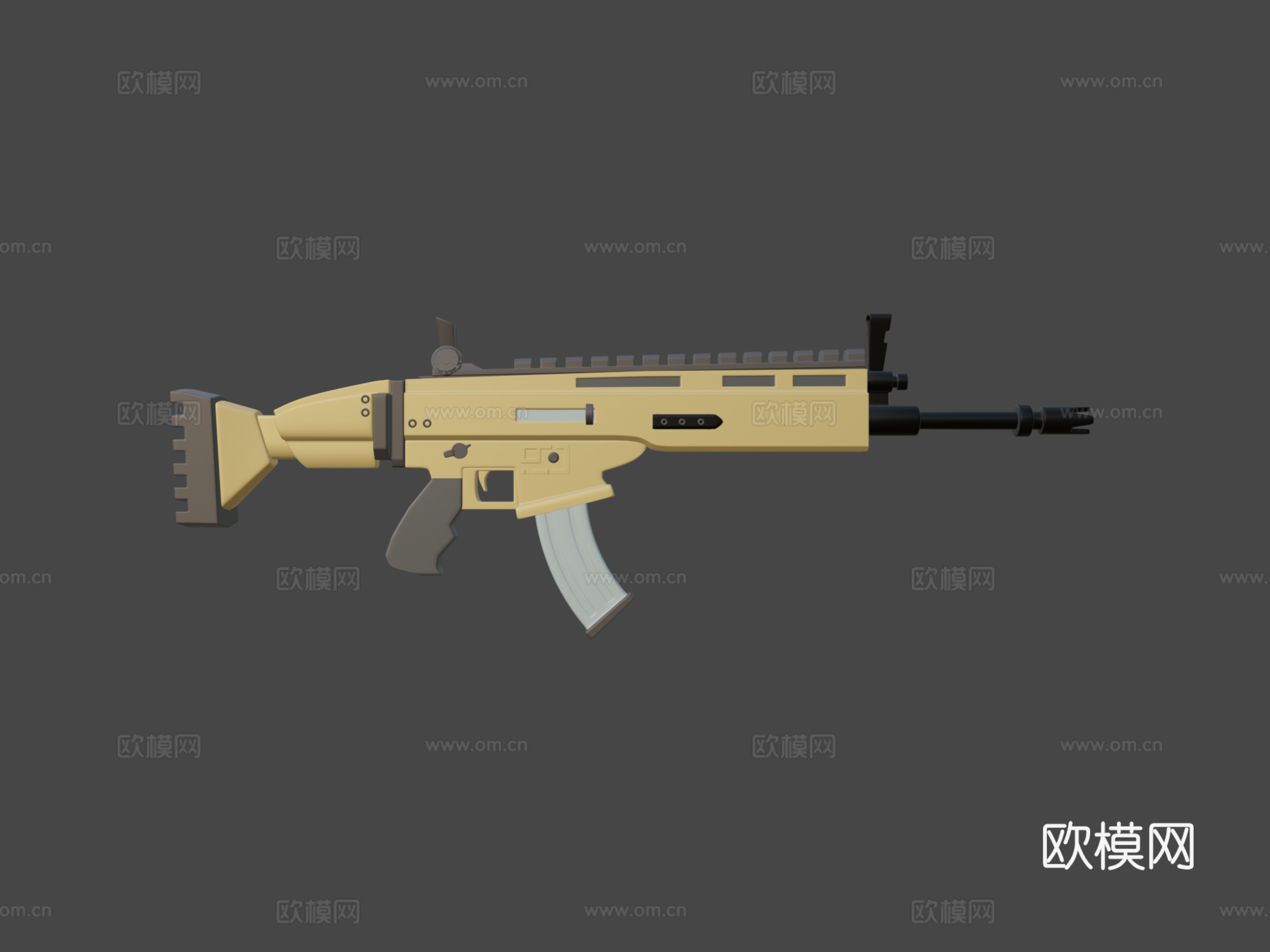 堡垒SCAR-L3d模型