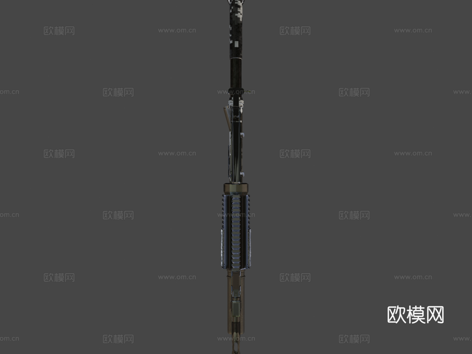 M4A1 SOPMOD3d模型