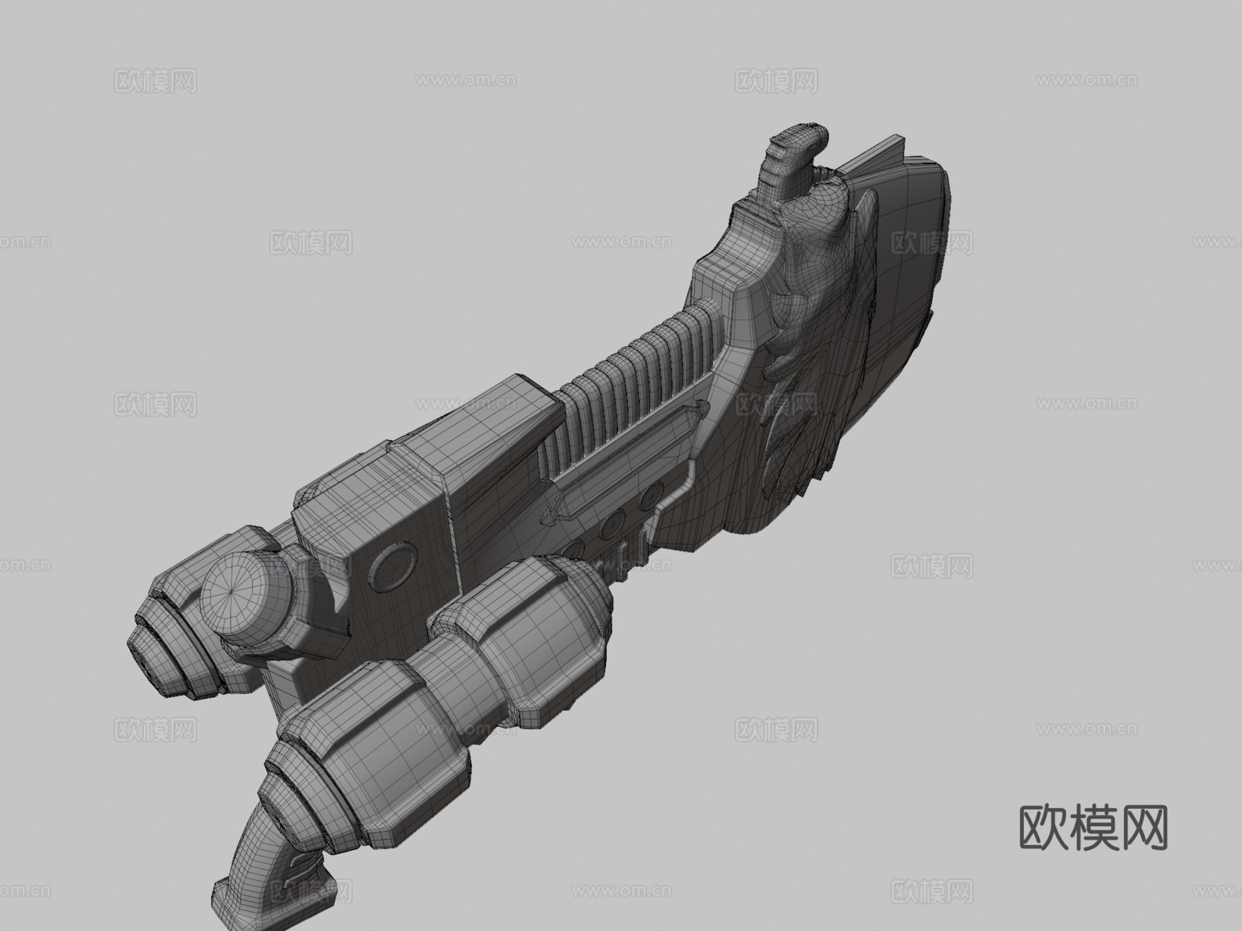 等离子枪3d模型