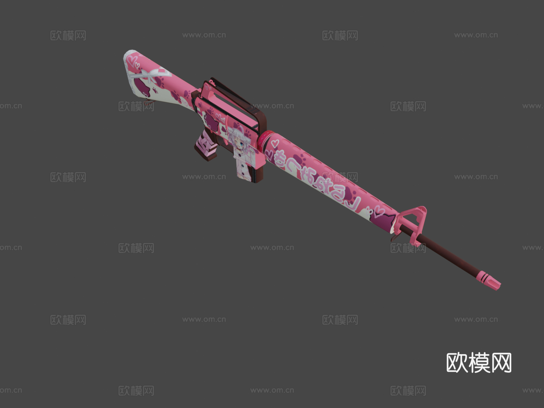 M16vn——甜猫耳大暴动su模型