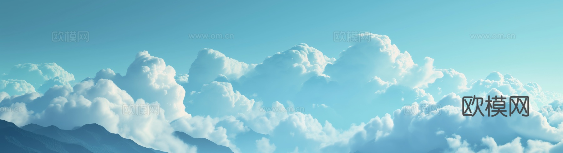 外景天空蓝天白云