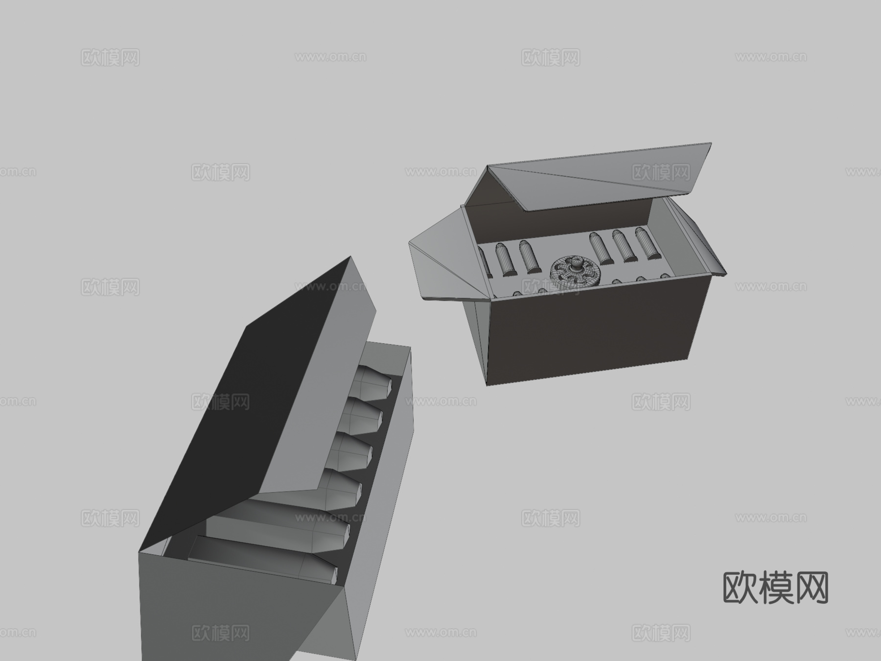 半条命2 .357弹药包3d模型