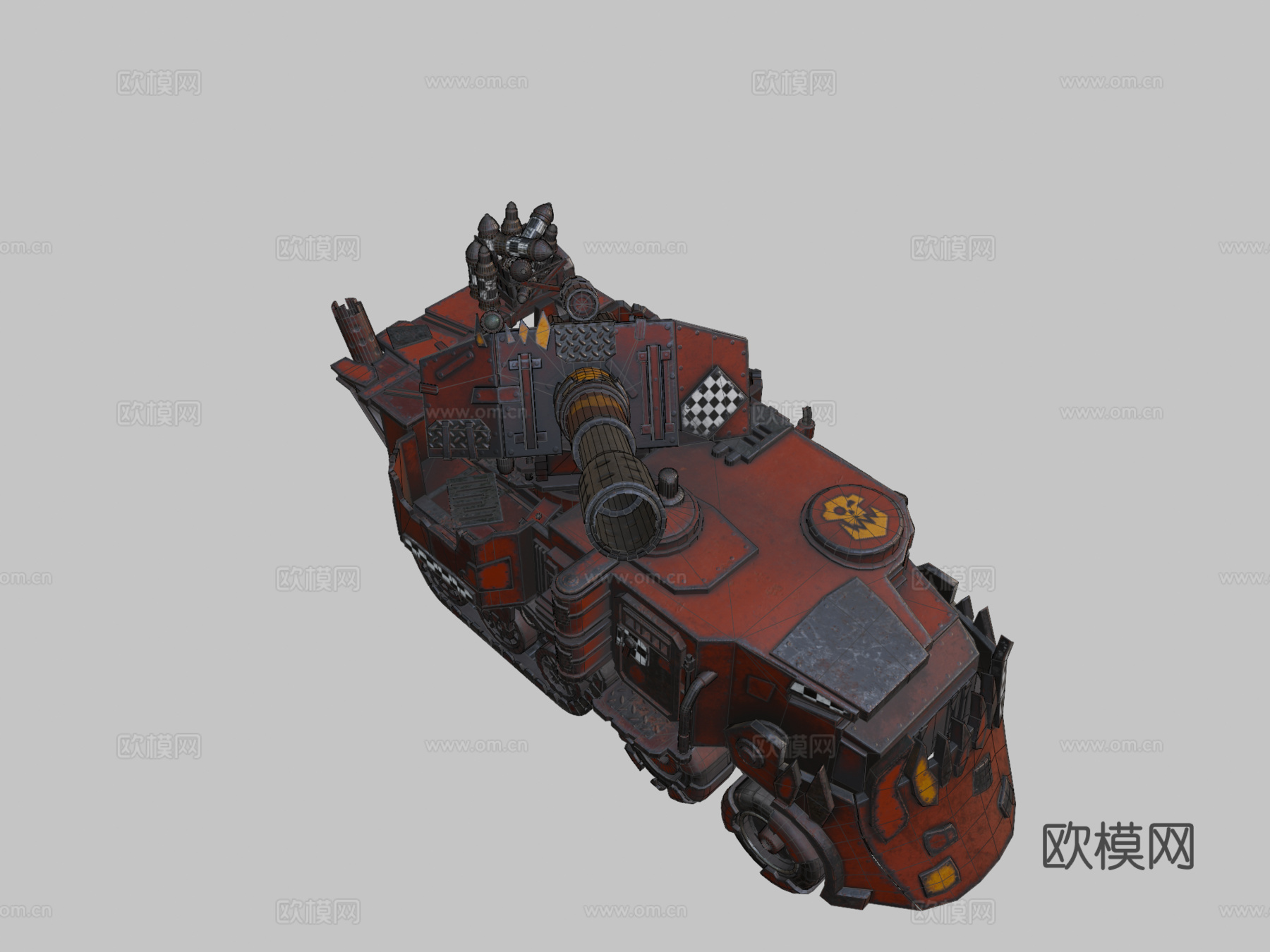 战锤40K_兽人战斗车_粉丝艺术3d模型