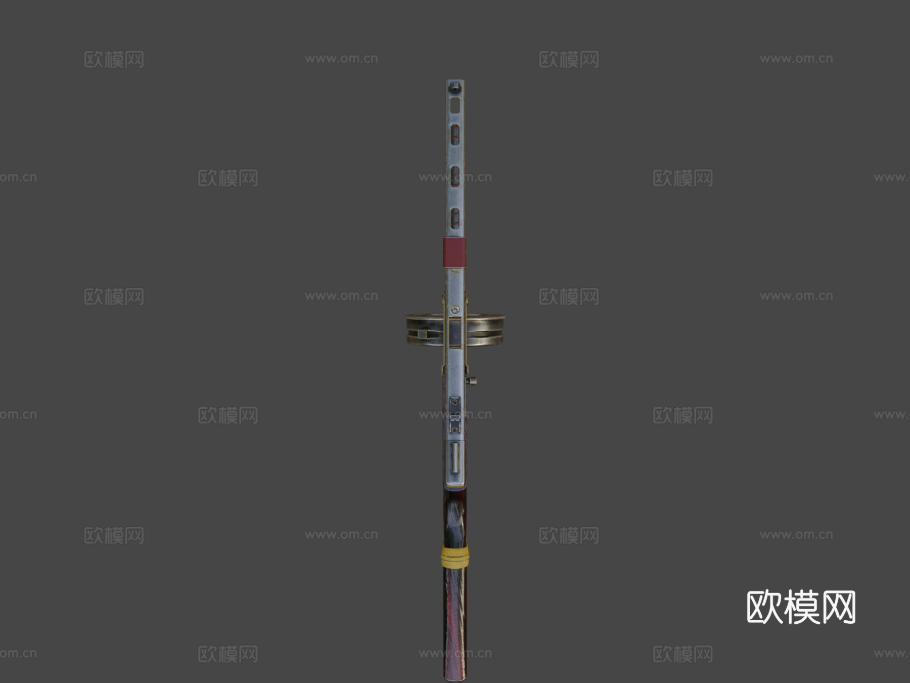 PPSH-2 改装3d模型