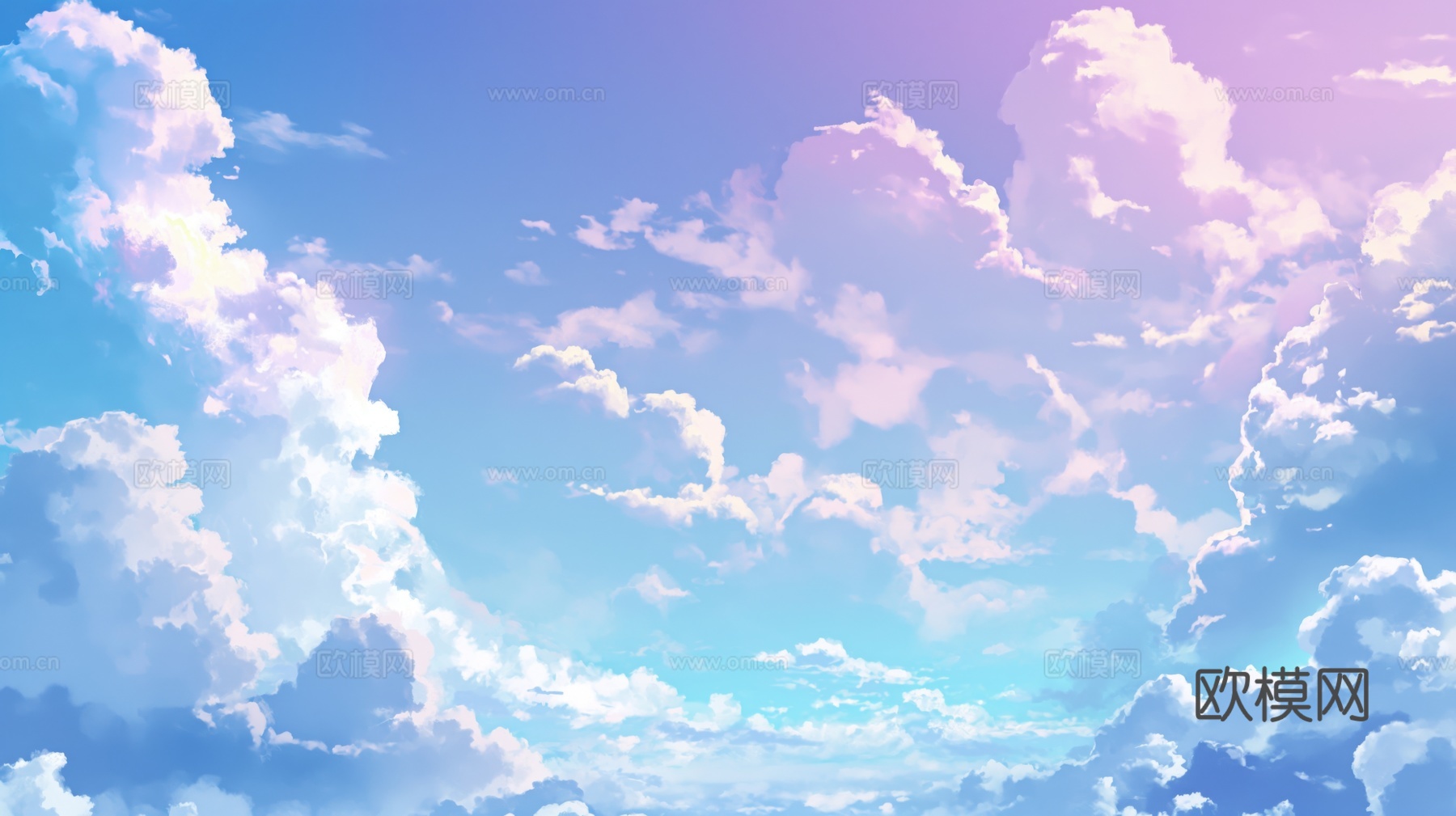 外景天空蓝天白云