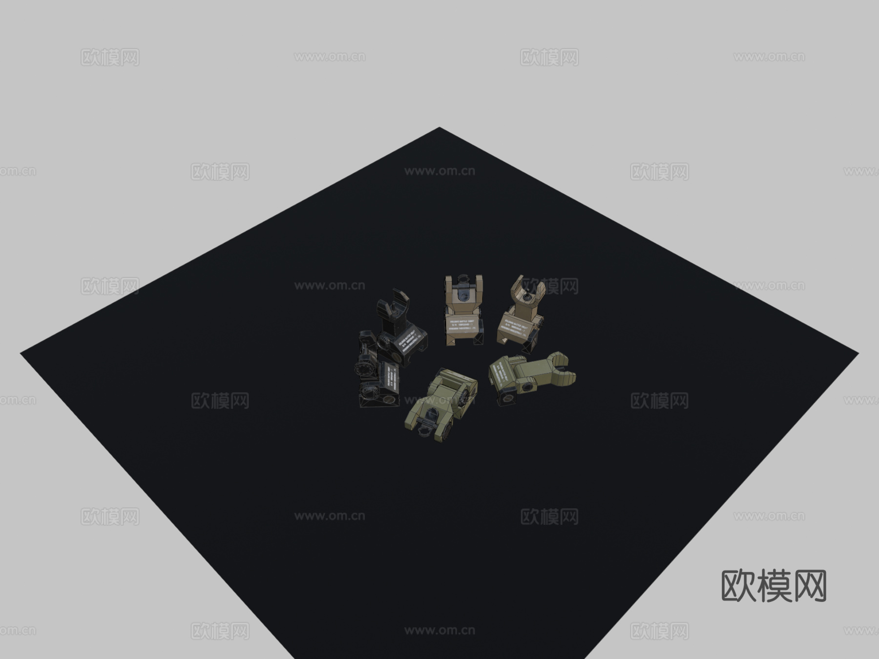 铁瞄准器su模型