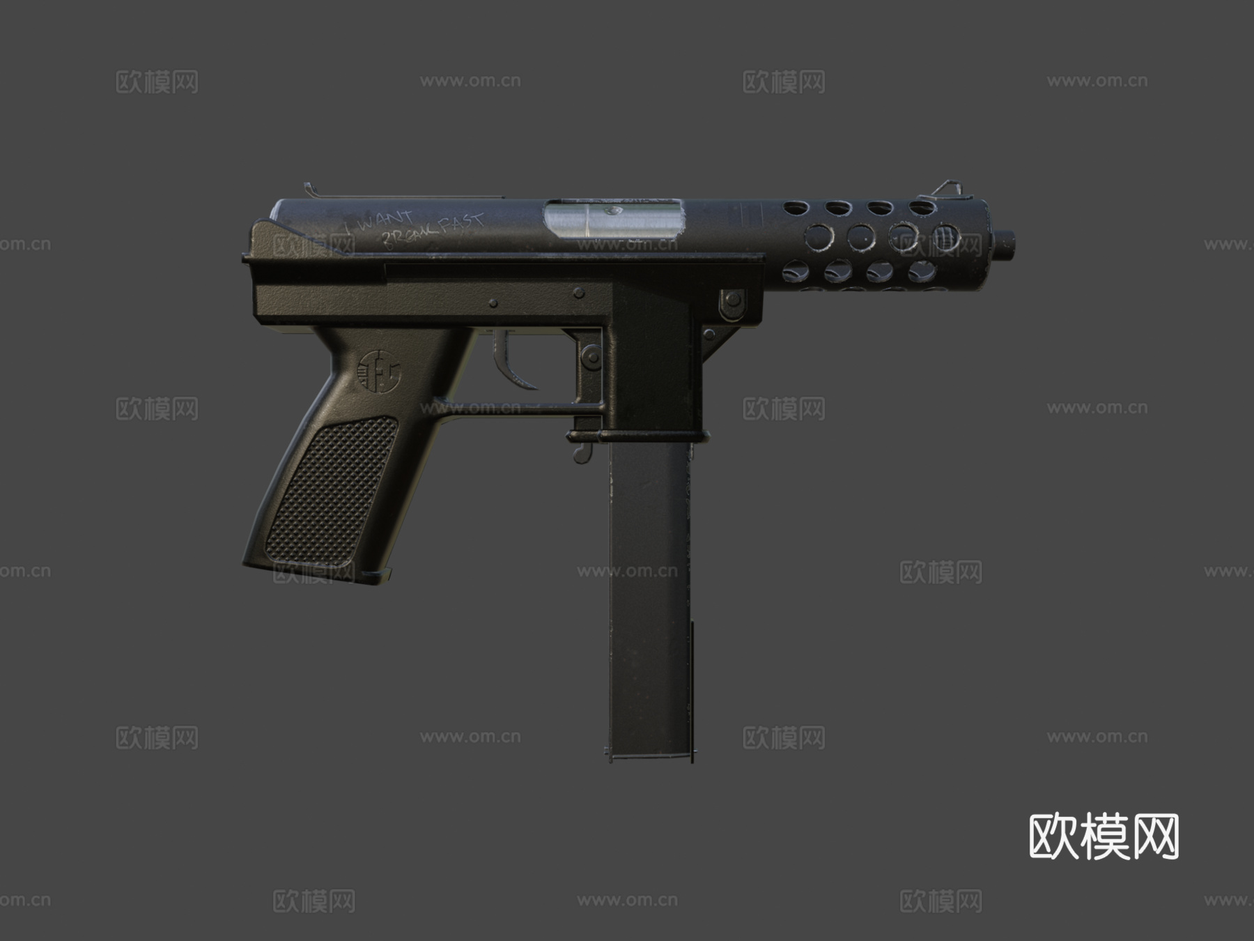 Tec-9纹理su模型