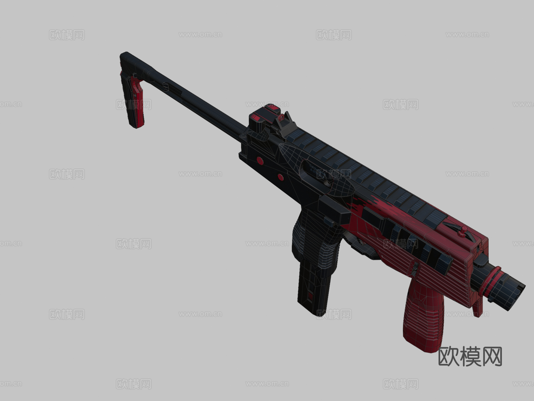 MP9 - 溅射冲击3d模型