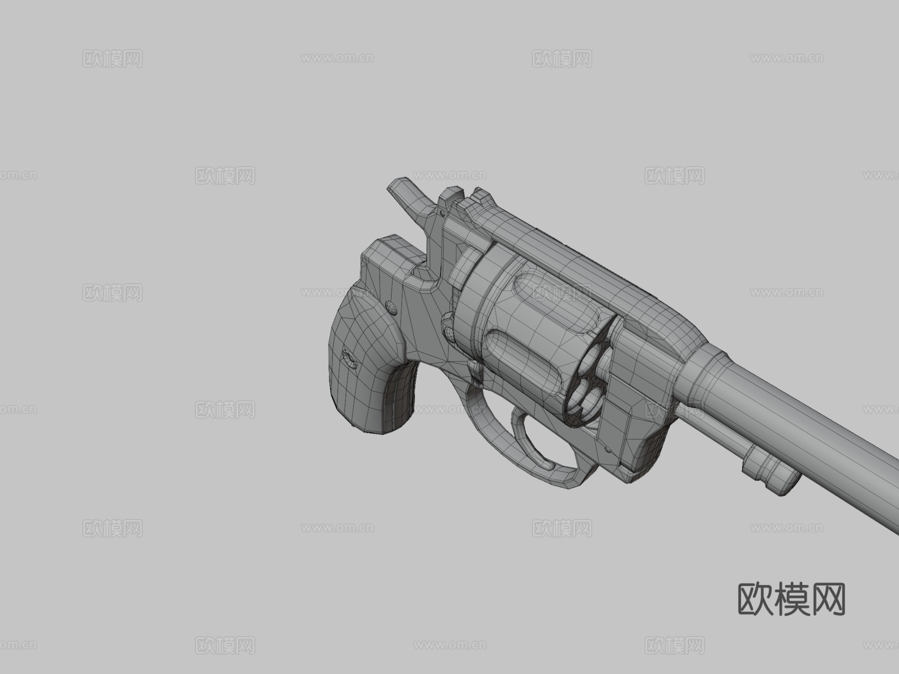 比利时1910摇摆式 [测试v1.0，求批评]3d模型
