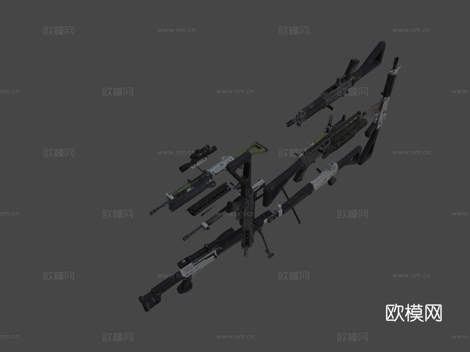 SIG SG550步枪su模型