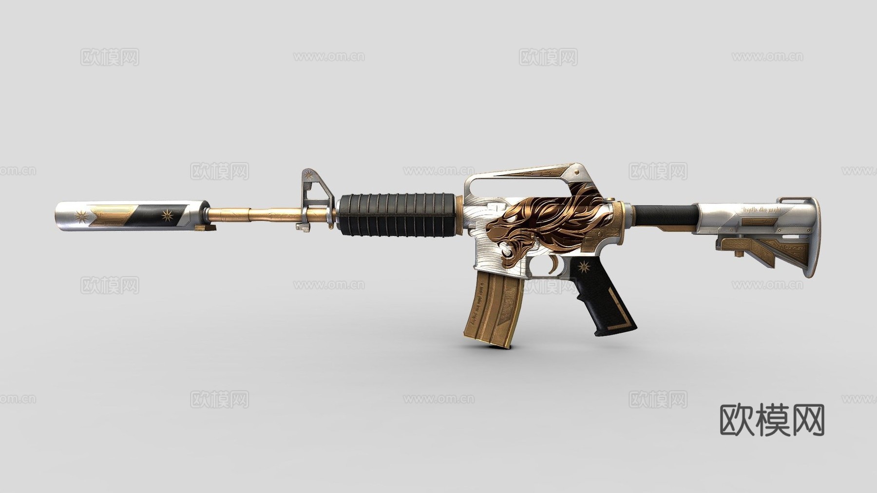M4A1S - 国王之光3d模型