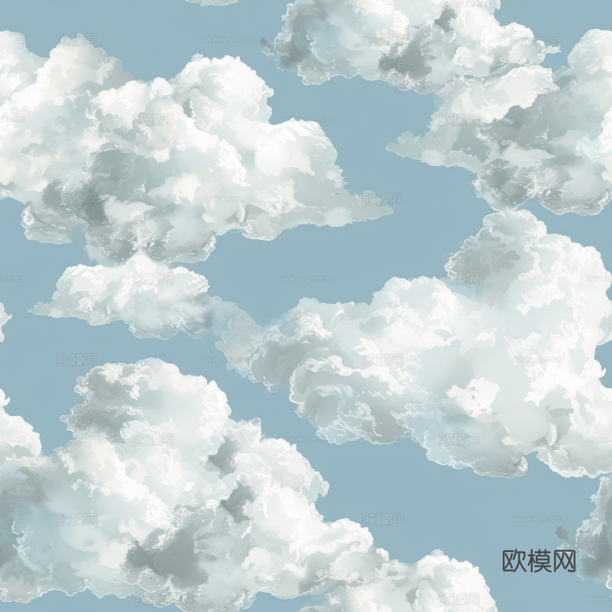 外景天空蓝天白云