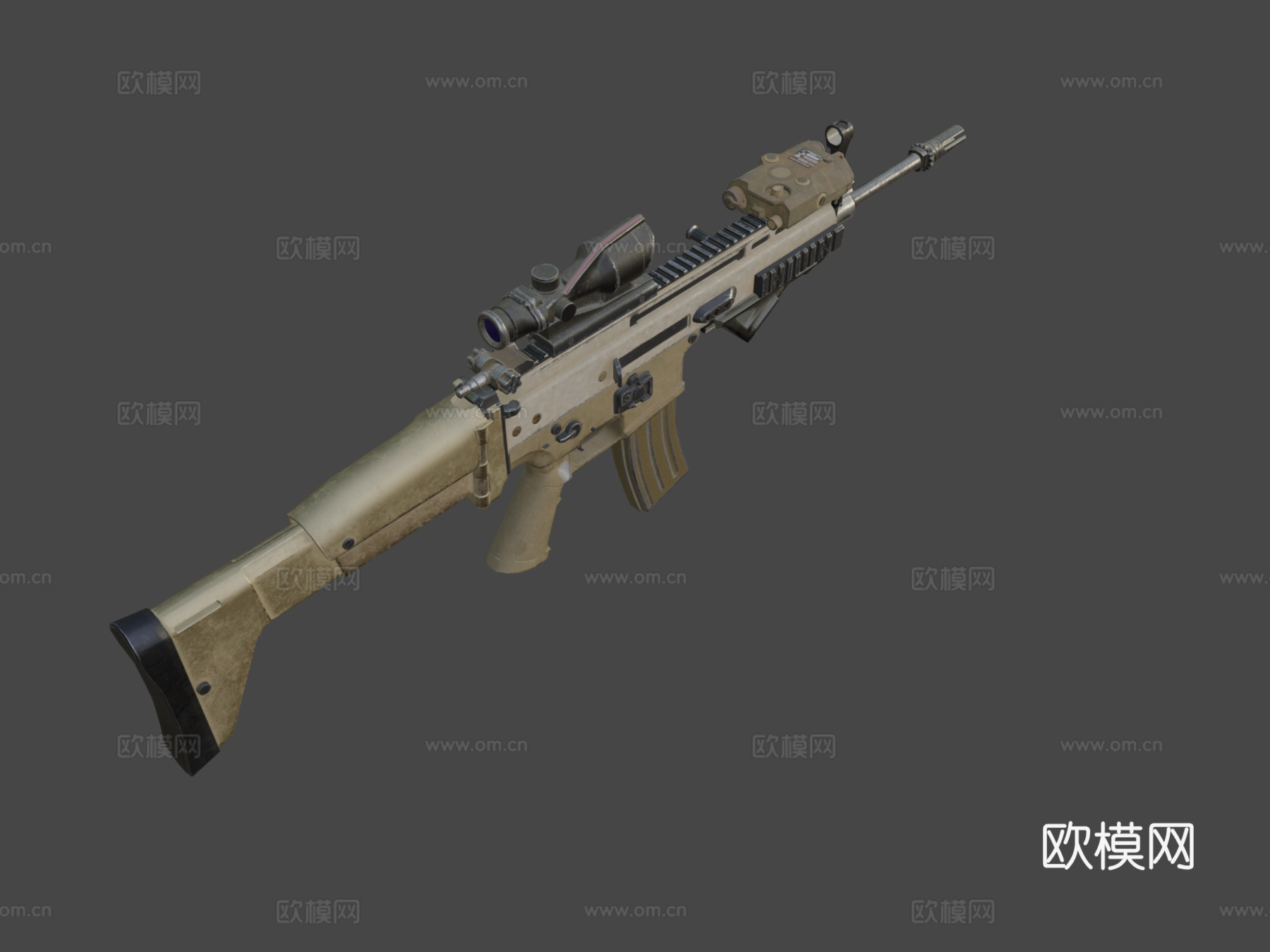 东京Marui SCAR-L3d模型