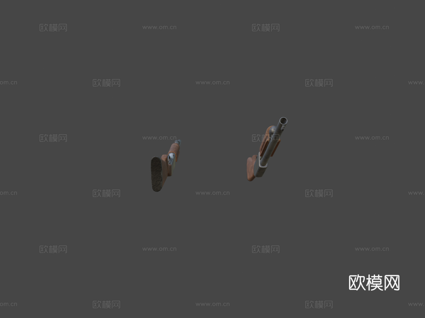 泵动霰弹枪3d模型