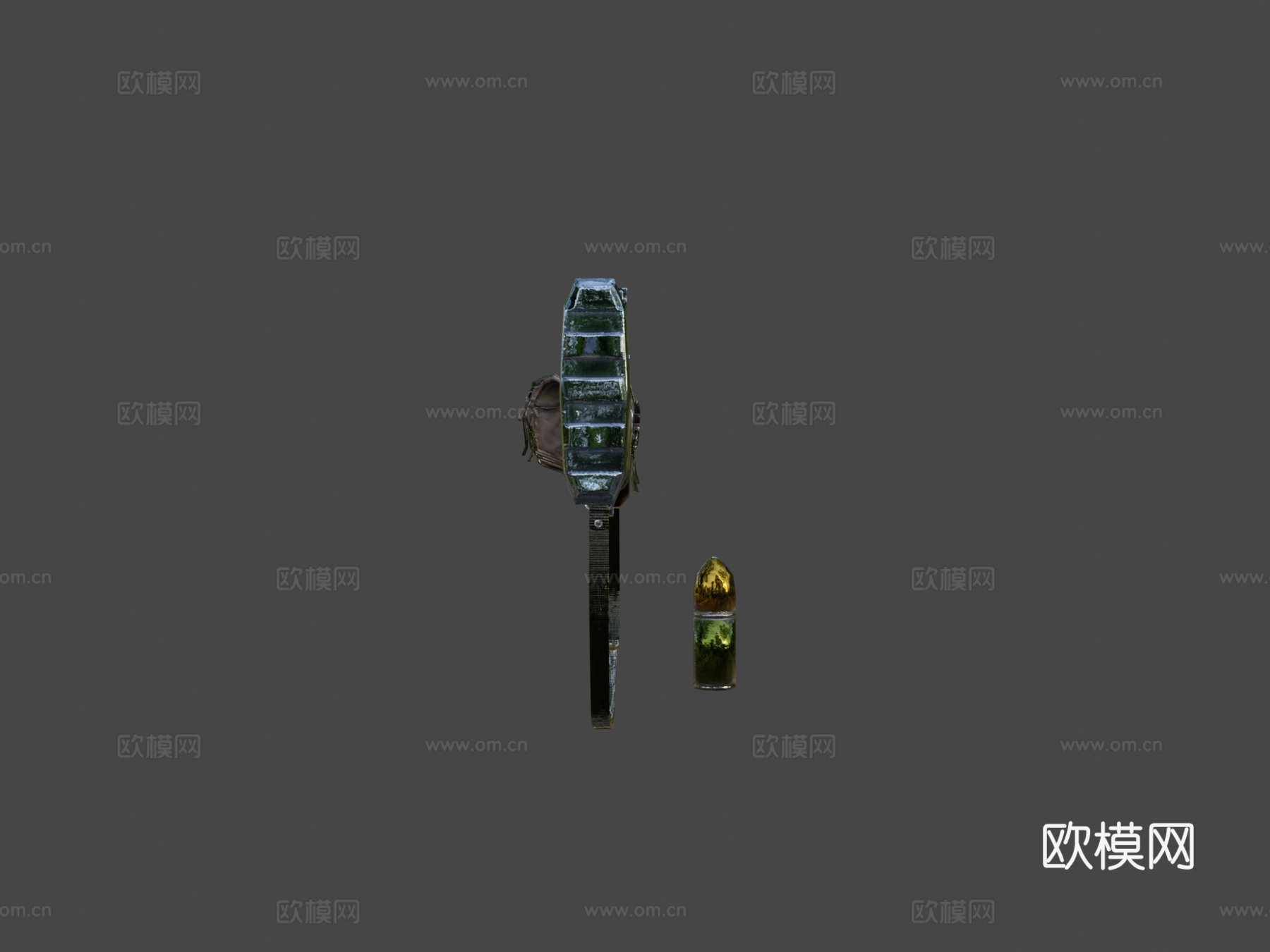 榴弹发射器3d模型