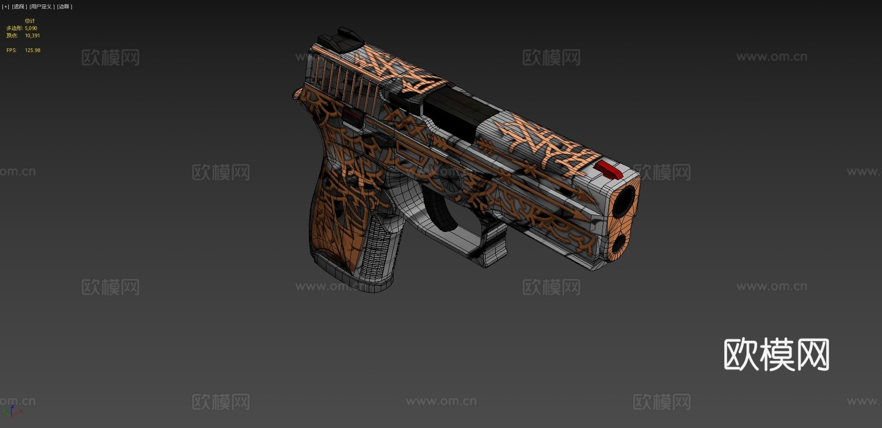 P250 =众神之怒= v23d模型