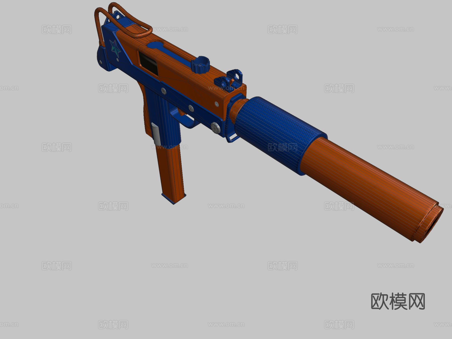 玩具枪Z-Strike Mac103d模型