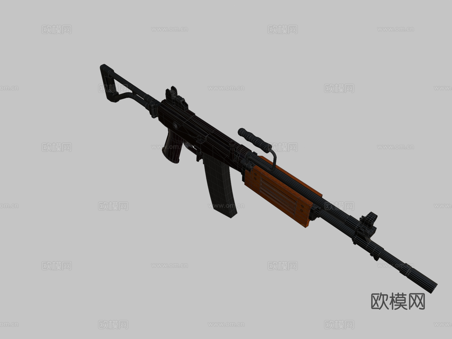 伽利尔5.563d模型