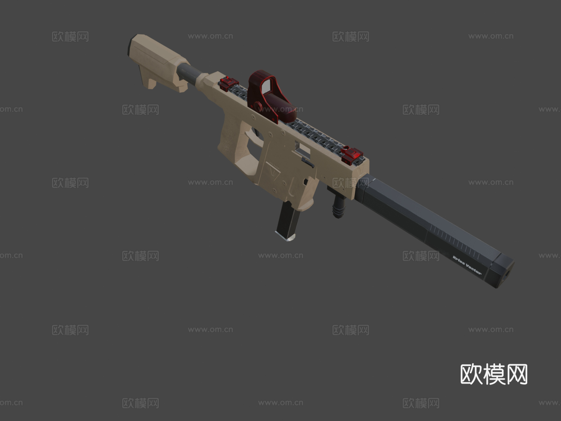 Kriss Vector3d模型