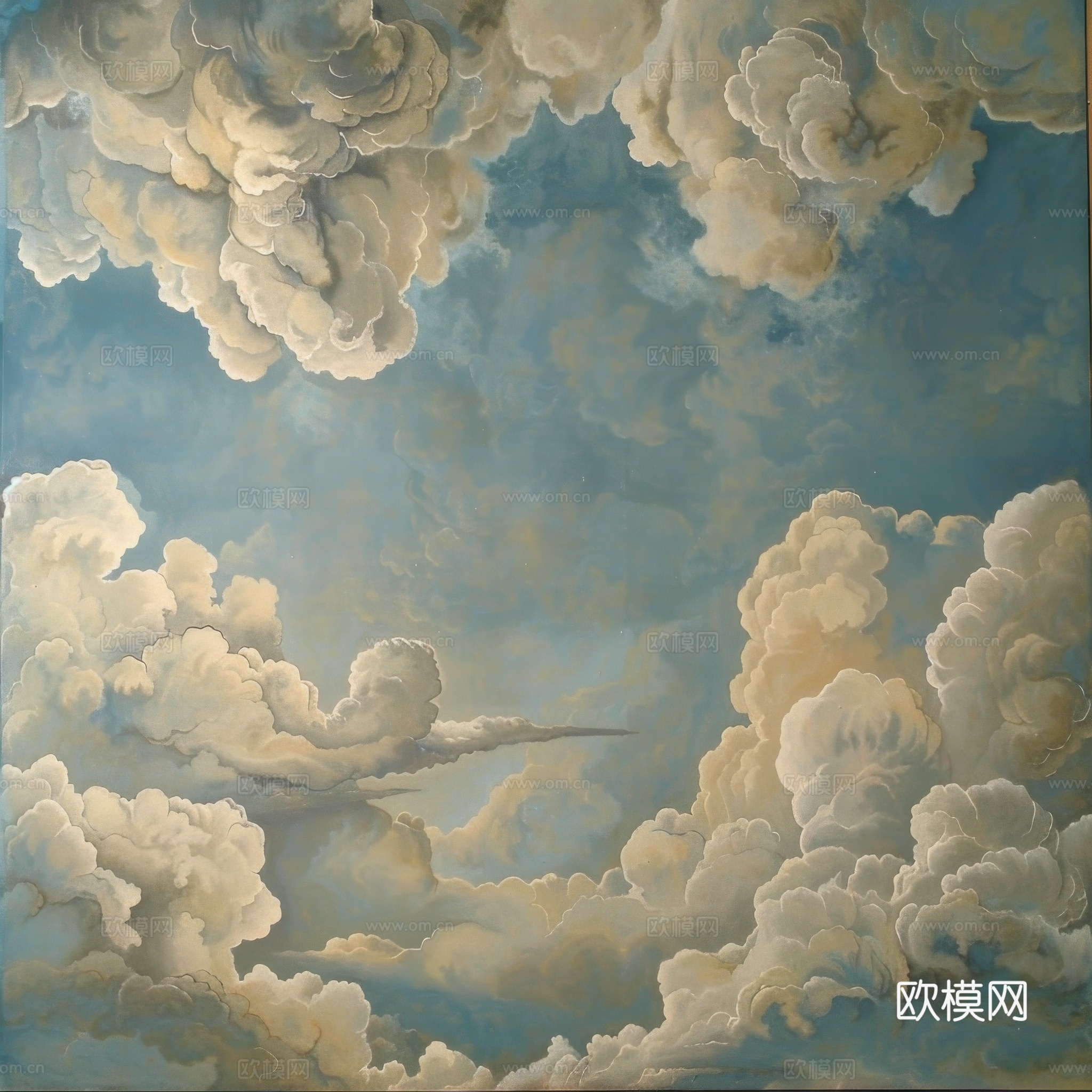 外景天空蓝天白云
