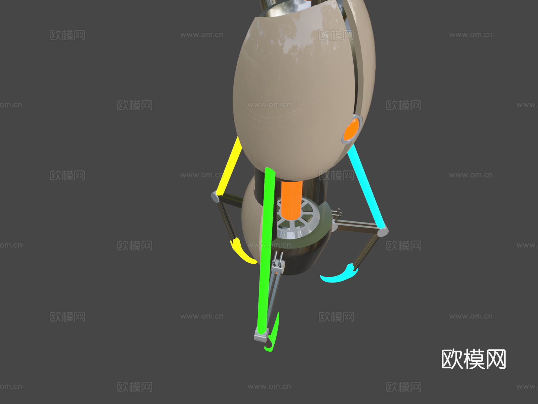P3 P.O.R.T.A.L.枪3d模型
